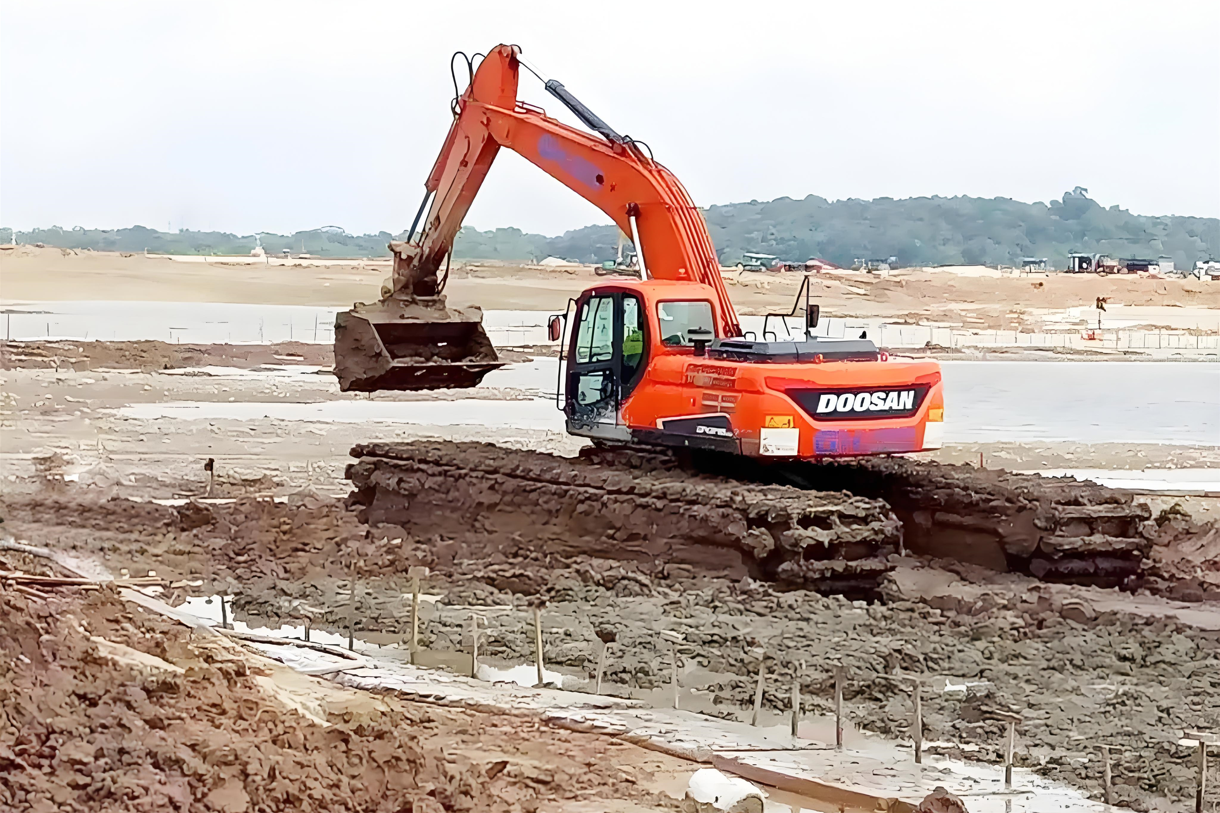浙江臺州挖機清淤施工隊 - 挖機清淤時如何判斷淤泥承載力？